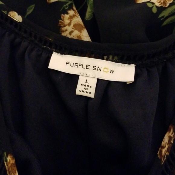 Large Flowy Floral Dress - Picture 3 of 5